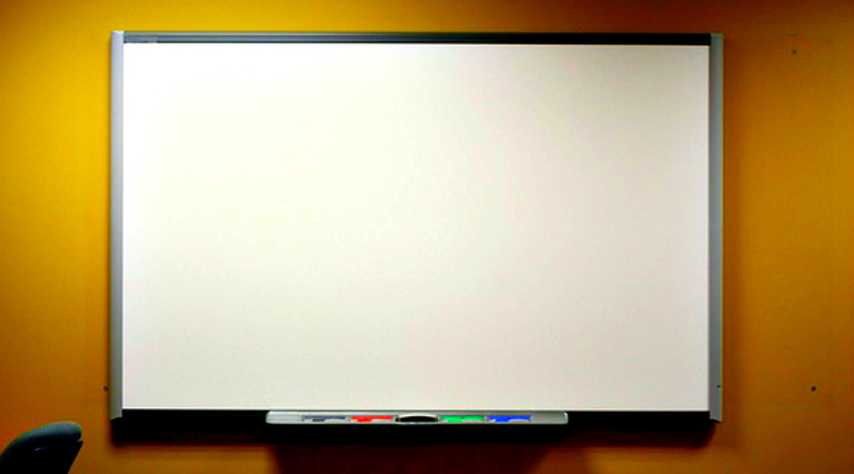 whiteboard - a piece of traditional synchronous elearning