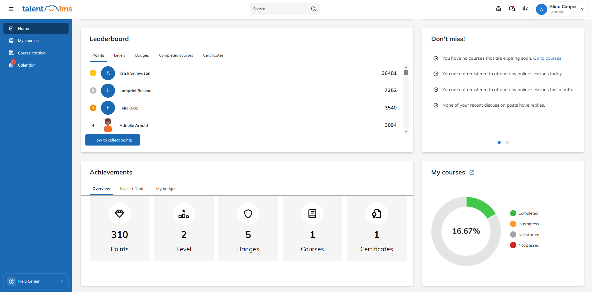 Learner Dashboard_Leaderboard