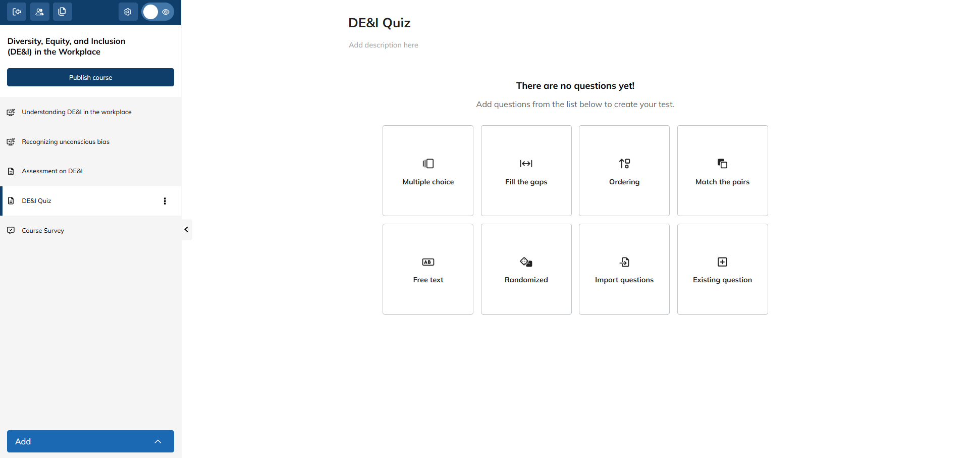 quizzes platform