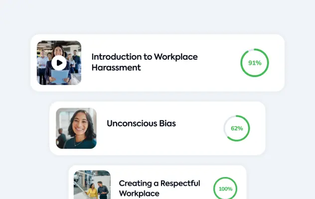 Workplace harassment training solution with TalentLMS.